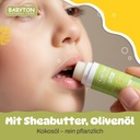 Babyton Lippenbalsam für Kinder 5g |  Pflanzlich, Parabenfrei, Erdbeer