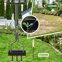 Kedoxi Manuell Rasenlüfter 3 Zinken, 38In Aerifizierer für Garten&Hof
