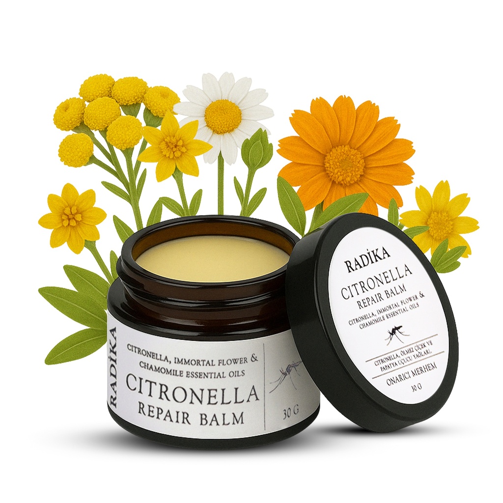 Citronella Repair Balsam natürliche Mückenstich- und Juckreizsalbe, BIO, 30 g