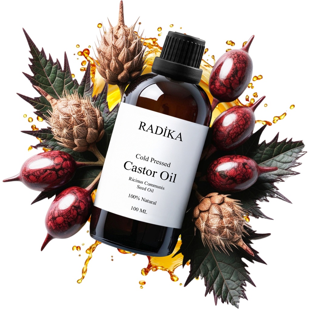 Rizinusöl, ätherisches Öl, 100% Rein, BIO, natürlich, 100 ml