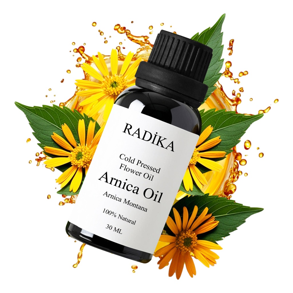 Arnikaöl, Kaltgepresst, 100% Rein, BIO, natürlich, 30 ml