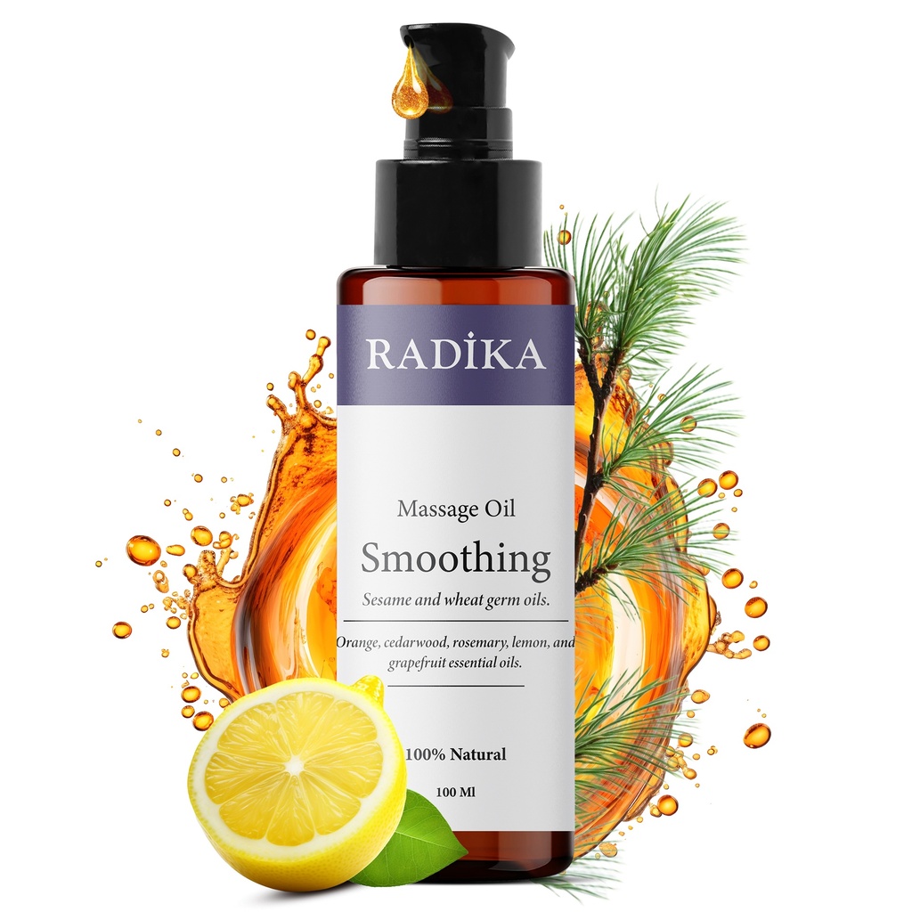 Massageöl, Glättendes Massage-Öl, 100% Rein, BIO, natürlich, 100 ml