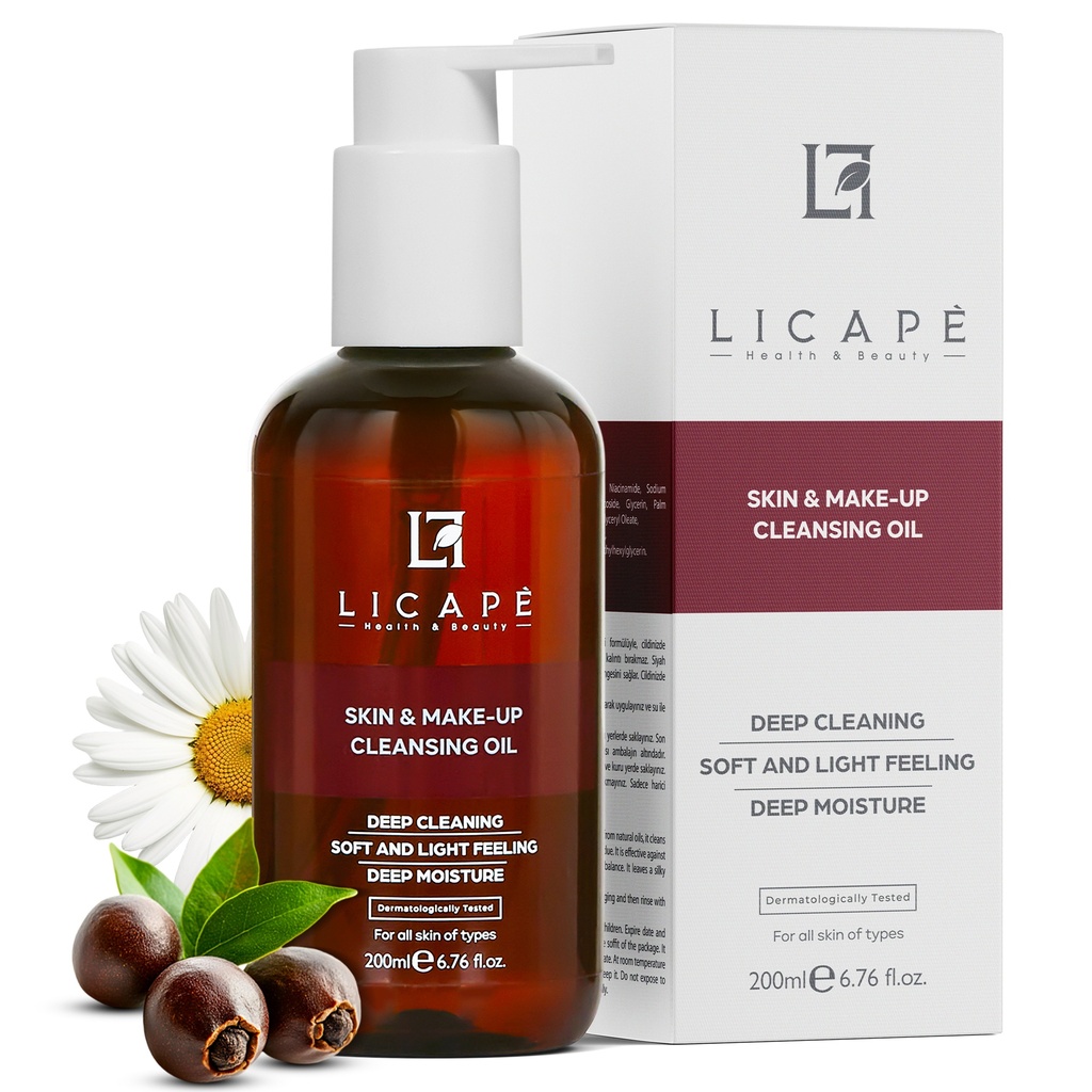 Licape® Reinigungsöl Gesicht | 200 ml | Abschminken & Gesichtsreinigung