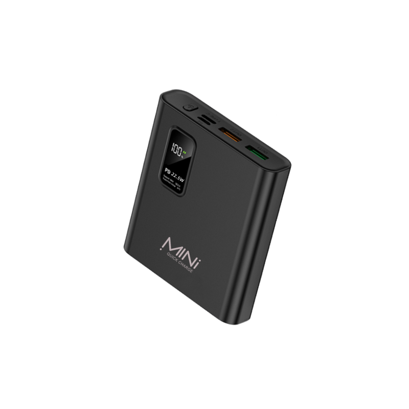 UFUZON Ishiva Mini Power Bank 10000 mAh, PD 22,5W Schnellladen QC 3.0 USB-C