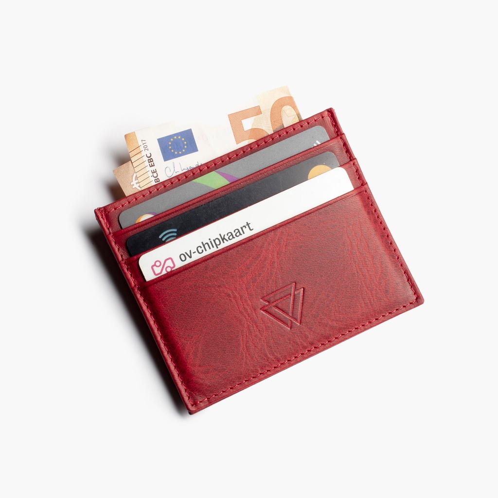 Wachikopa Slim Kartenhalter aus echtem Leder – Handgefertigt & Elegant