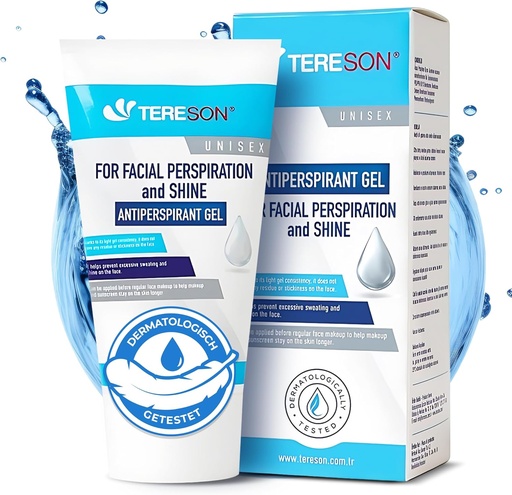 [G-660837] Tereson Antitranspirant Gel 50 ml, Starkes Schwitzen, Bei Schwitzen im Gesicht