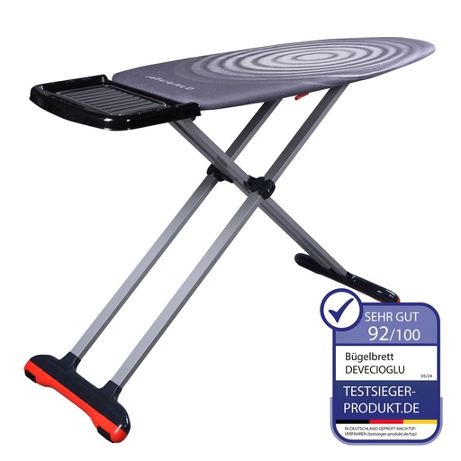 [G-504212] Bügelbrett 46x127 cm, höhenverstellbar, rutschfest, für Dampfbügelstation, Ironing Board