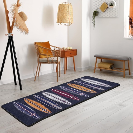 miqna Küchenteppich, rutschfeste Küchenläufer, Waschbarer Küchen Teppich