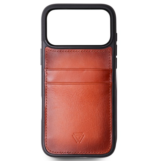 Wachikopa Leder Handyhülle für iPhone 17 Pro mit Kartenfach & Schutz