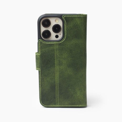 Wachikopa Lederhülle für iPhone 14 Pro Max Kartenfach & Standfunktion