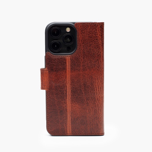 Wachikopa Lederhülle für iPhone 15 Kartenfach & Standfunktion