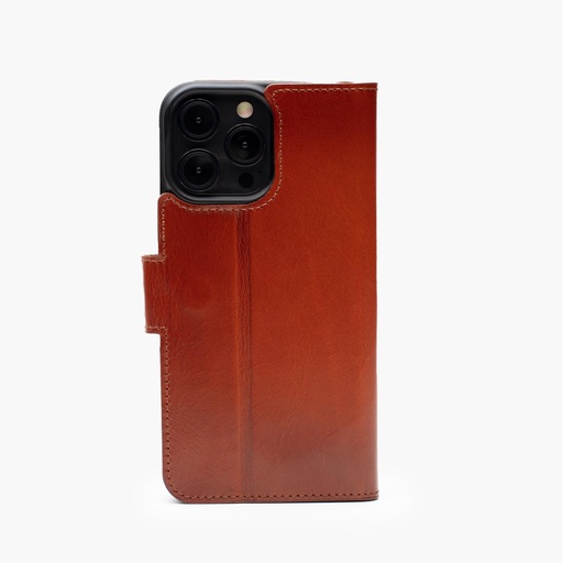 [G-699355] Wachikopa Lederhülle für iPhone 16 Pro Kartenfach & Standfunktion