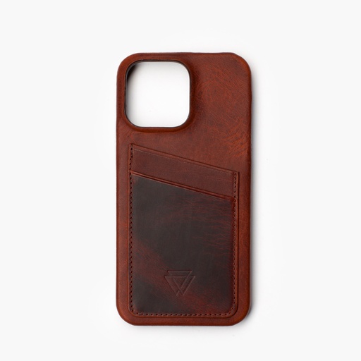Wachikopa Full Wrap Lederhülle iPhone 15 Pro Max mit Kartenfächern