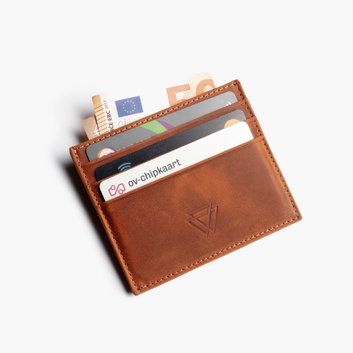 Wachikopa Slim Kartenhalter aus echtem Leder – Handgefertigt & Elegant