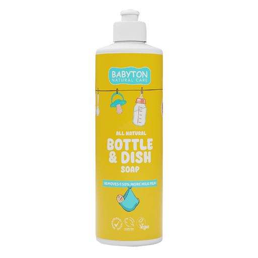 [G-745519] Babyton Babyflaschen Reiniger 500ml | Pflanzlich, Ungiftig, Leicht Abspülbar