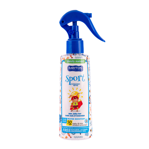 [G-977195] Babyton Kids Sonnenschutz SPF 50 Spray | Mineralisch, Wasserfest, Empfindliche Haut