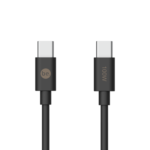 [G-128954] beclad. 100W C to C TPE Charging Cable (1.2m) Black BE-PC110BG-GR