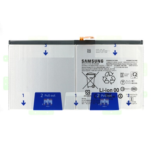 [G-206191] Samsung Battery EB-BX916ABY 11200 mAh SM-X910/X916 Galaxy Tab S9 Ultra (Wi-Fi/5G) GH82-31915A