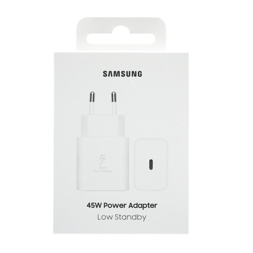 [G-301413] Samsung 45W USB-C Power Adapter (w/o cable) white EP-T4511NWE