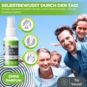 No Sweat Antitranspirant Spray 50ml - Extra Stark, 7 Tage Schutz gegen Schwitzen