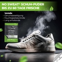 Schuhpuder 10er Pack - 60 Tage Schutz bei einmaligem Gebrauch gegen Fußgeruch