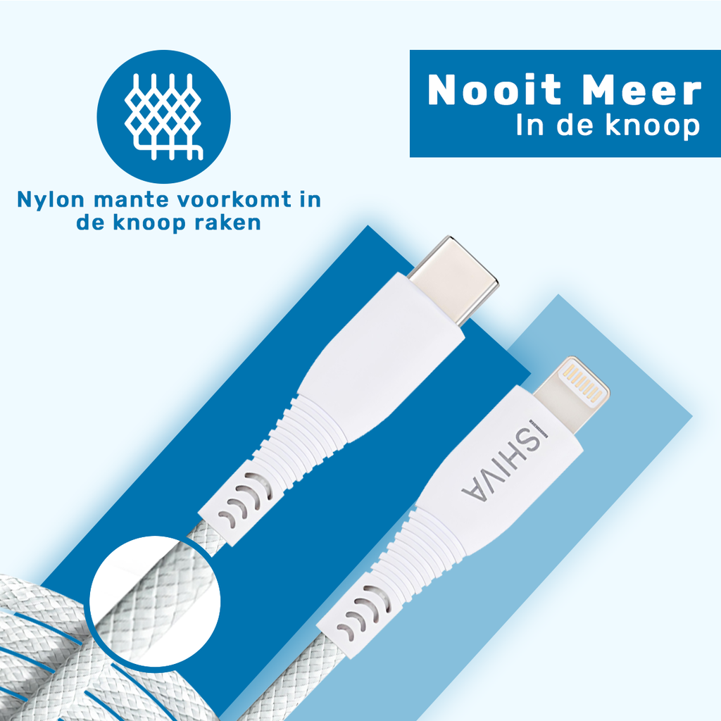 UFUZON Cable- type c to lightning - 1m