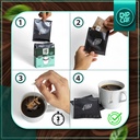 Dipcaf® Kaffeebeutel 35 Stück | Milder Filterkaffee im Beutel – 50g Geschenkset