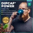 Dipcaf® Power Kaffeebeutel 35 Stück | Intensiver Filterkaffee – 50g Geschenkset