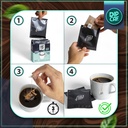 Dipcaf® Power Kaffeebeutel 35 Stück | Intensiver Filterkaffee – 50g Geschenkset