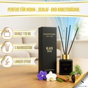 Raumduft mit Duftstäbchen – Veilchen, Jasmin und Schwarze Orchidee, Zimt - 110 ml