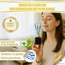 Raumduft mit Duftstäbchen – Veilchen, Jasmin und Schwarze Orchidee, Zimt - 110 ml