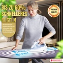 Bügelbrett 46x127 cm, höhenverstellbar, rutschfest, für Dampfbügelstation, Ironing Board