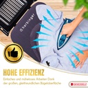 Bügelbrett 46x127 cm, höhenverstellbar, rutschfest, für Dampfbügelstation, Ironing Board