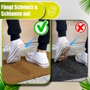 Decovetro® Kokosmatte Fußmatte | 40x60 cm | 100% natürliche Kokosfasern