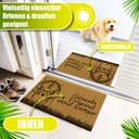 Decovetro® Kokosmatte Fußmatte | 40x60 cm | 100% natürliche Kokosfasern