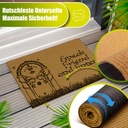 Decovetro® Kokosmatte Fußmatte | 40x60 cm | 100% natürliche Kokosfasern