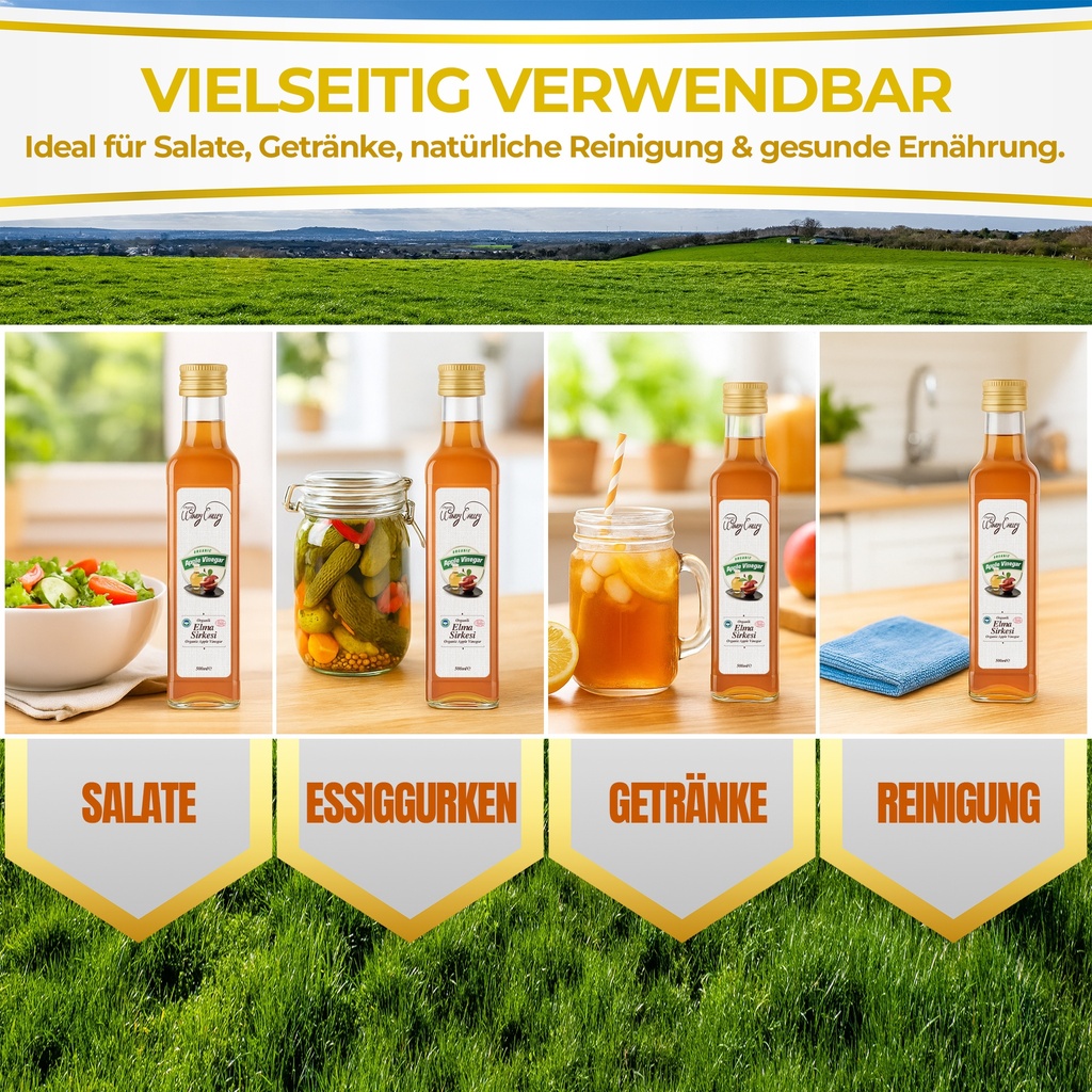 Apfelessig 500 ml | Bio Essig | Apple Cider Vinegar