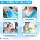 Tereson Antitranspirant Spray 50ml, stark gegen Schwitzen an Achseln und Händen x2
