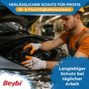 Beybi | 12 Paar Arbeitshandschuhe - Polyester, Nitril 1/2-Beschichtung