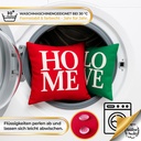 Kissenbezügen – Weihnachten Set aus 2, Rot & Grün, 40x40 cm, Dekorativ kissen