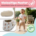 Kokopatik Organische Baumwolle Baby Hausschuhe rutschfest Neugeborene Schiff