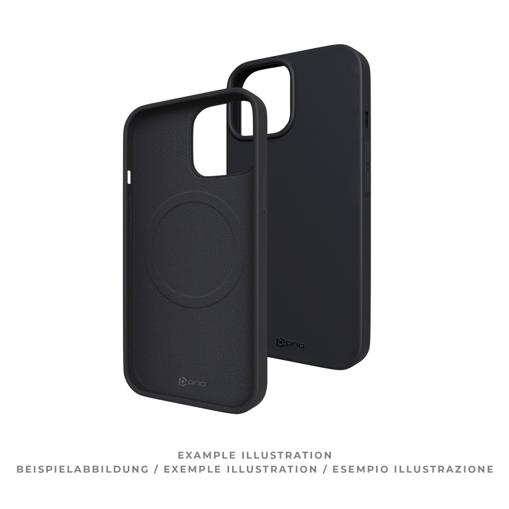 prio Liquid Silicone Case MAG for iPhone 14/13 - Black