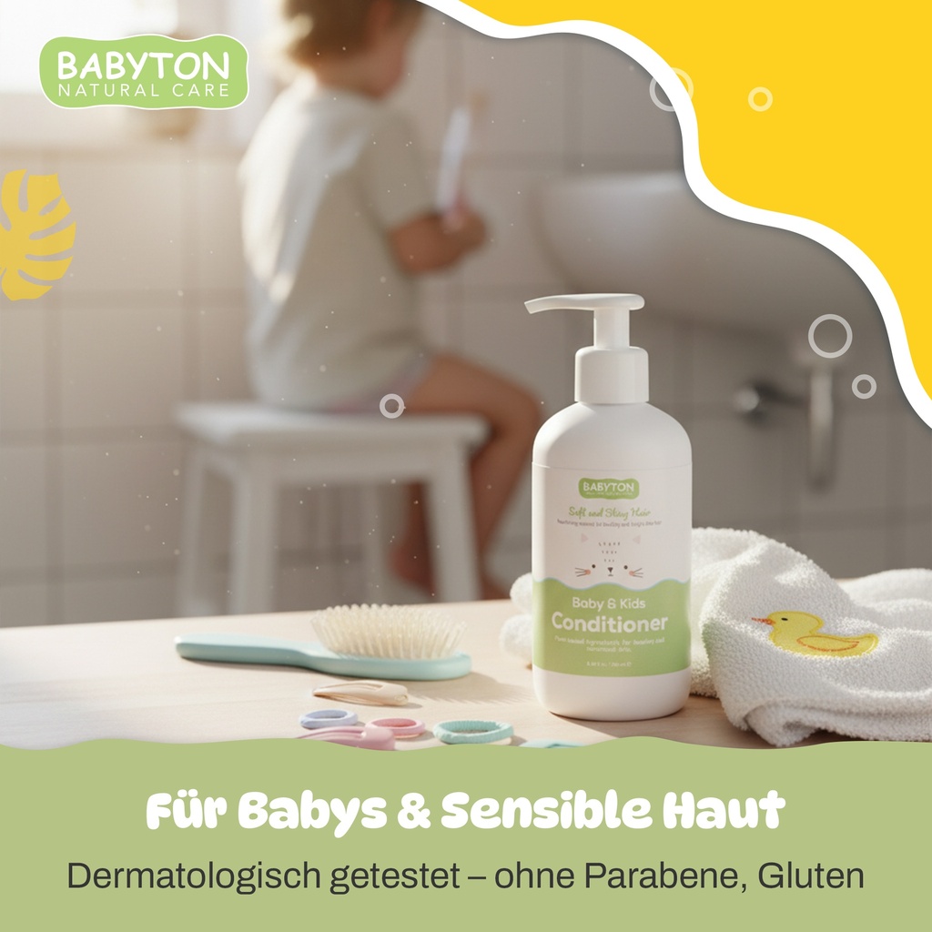 Babyton Baby & Kids Conditioner 250ml | Sanft, Nährend, Bio & Vegan