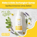Babyton Baby & Kids Detangler Spray 200ml | Sanft, Natürlich & Knotenfrei