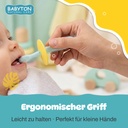 Babyton Silikon Zahnbürste für Babys 6-24 Monate, BPA-frei & weich