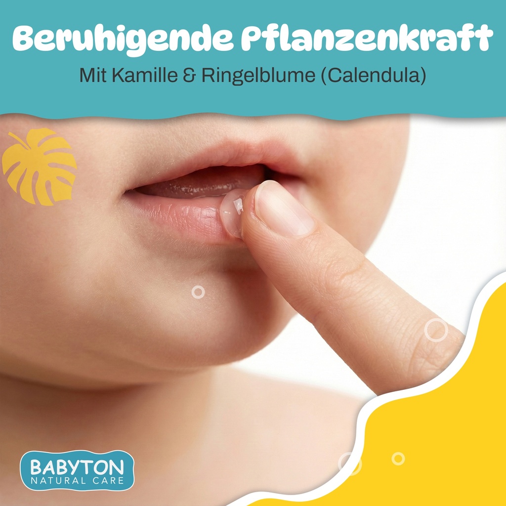Babyton Baby Zahn-Gel 15g | Natürliche, Fluoridfreie & Sanfte Zahnpflege