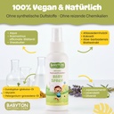 Babyton Organic Baby Spray 100ml | Natur, Vegan, Sensible Haut, Parabenfrei