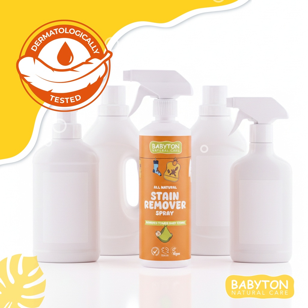 Babyton Fleckenentferner Spray 500 ml | Pflanzlich & Hypoallergen