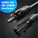 MC4 Doppelanschlusskabel Länge: 2,4 Meter