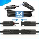 MC4 Doppelanschlusskabel Länge: 2,4 Meter